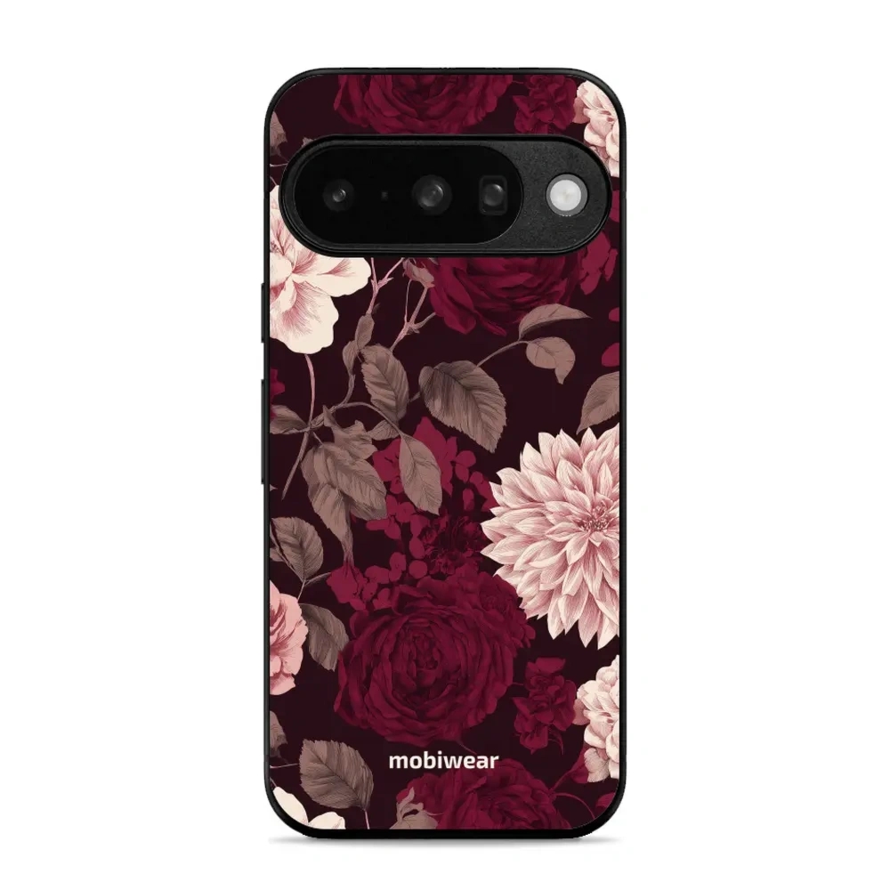Etui ochronne do Google Pixel 10, Mobiwear Glossy Case, wino i dalie