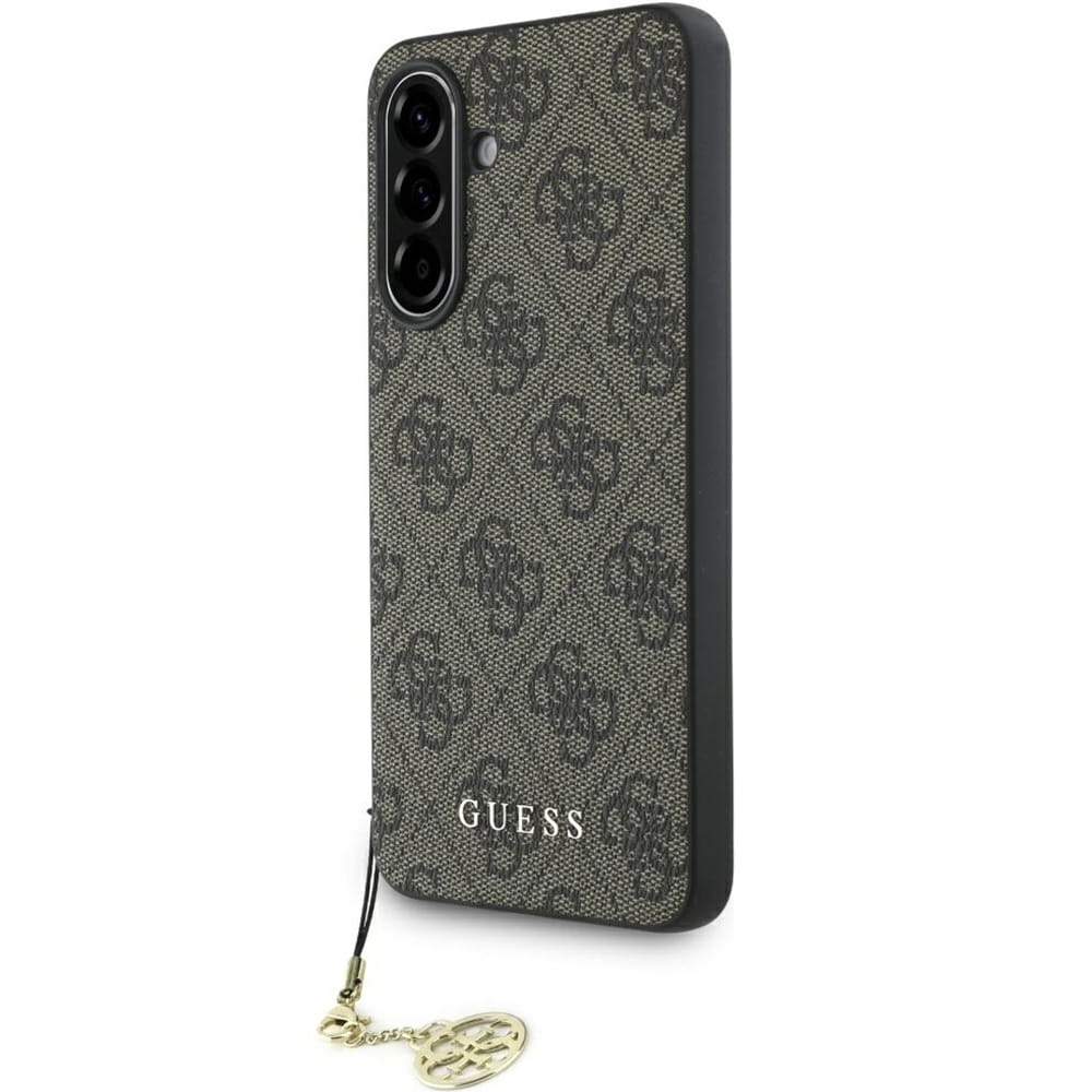Image of Etui Guess 4G Charms Collection do Galaxy A36 5G, brązowe