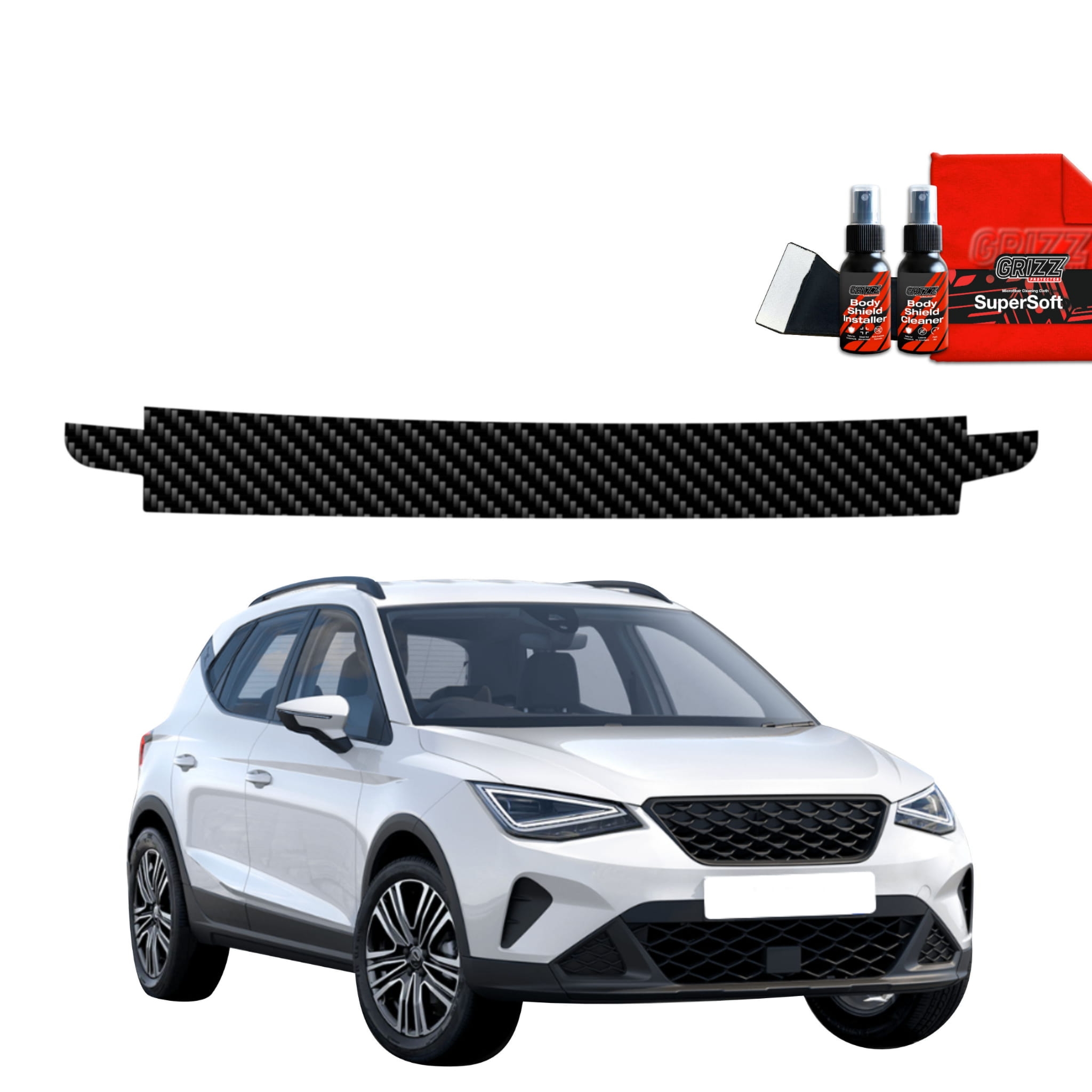 Folia karbonowa Grizz Protector na próg bagażnika do Seat Arona (2021-2026)