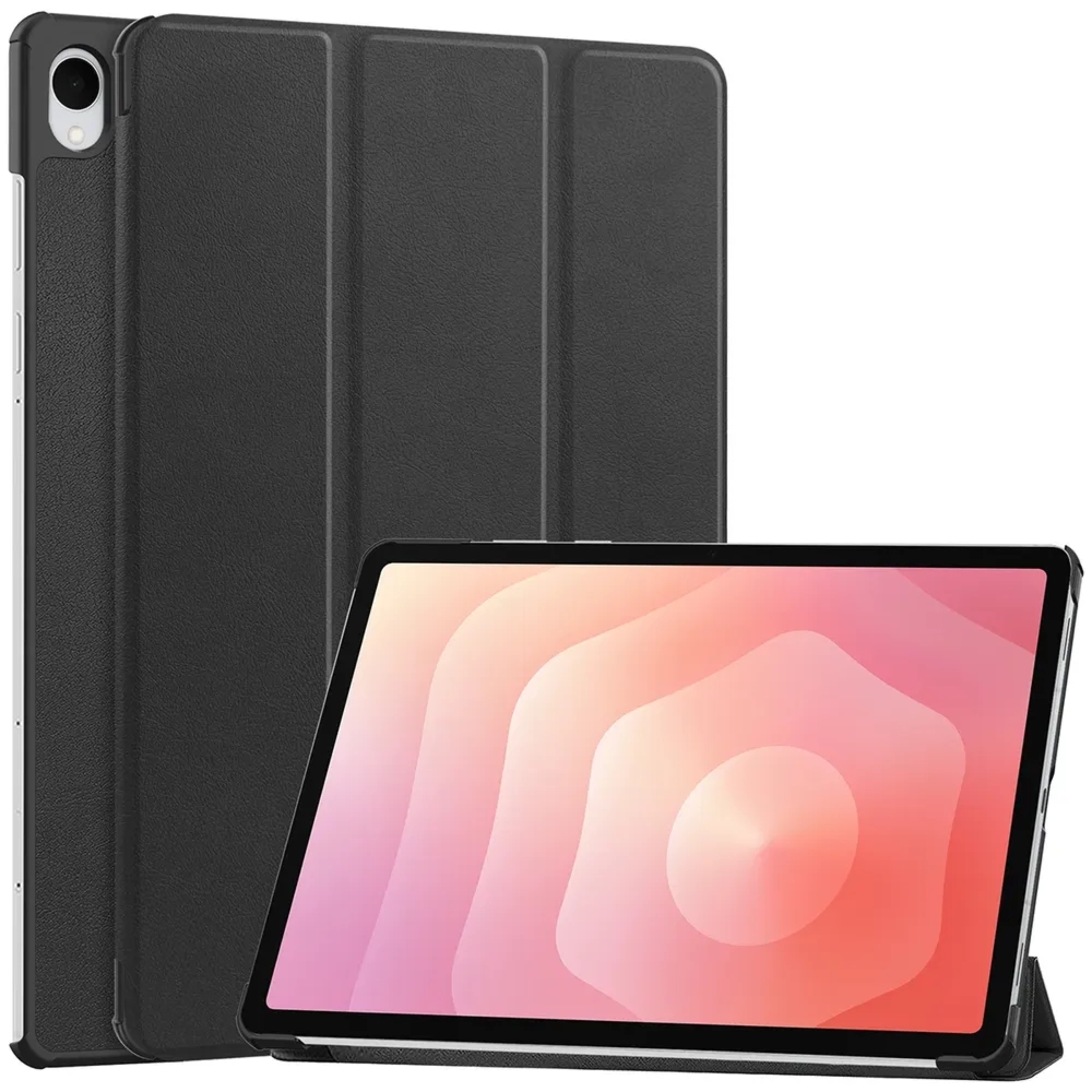 Etui z klapką Bizon Case Tab Croc do Galaxy Tab S12 Plus, czarne
