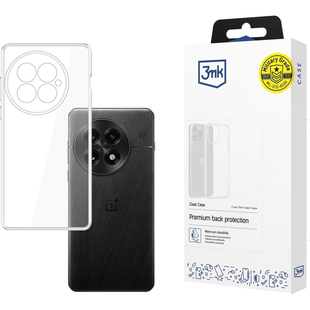 Etui 3mk Clear Case do OnePlus 13, przezroczyste