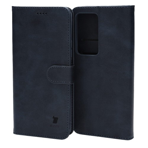 Image of Etui Bizon Case Wallet do Xiaomi Poco F4, granatowe
