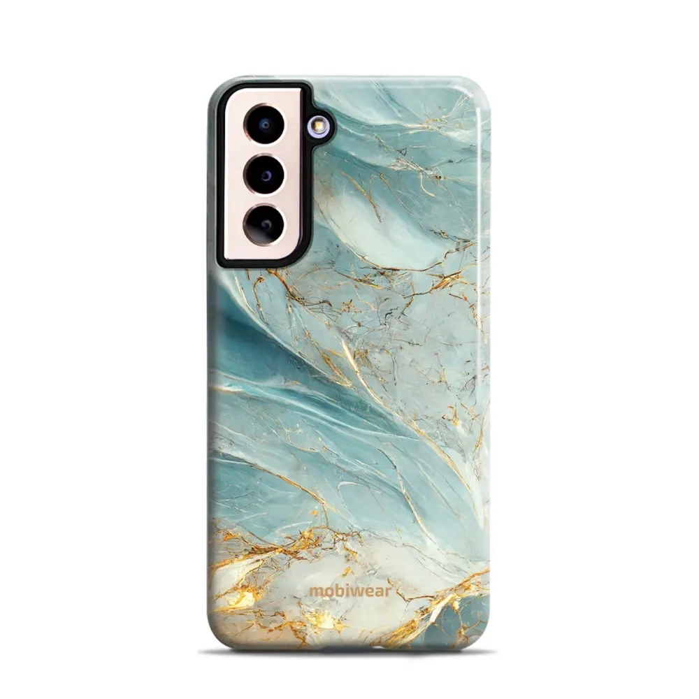 Etui ochronne do Galaxy S21, Mobiwear Elite Pro, żyła lazuru