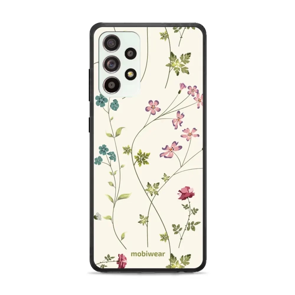 Etui ochronne do Galaxy A52s 5G, Mobiwear Glossy Case, sielski kwiat