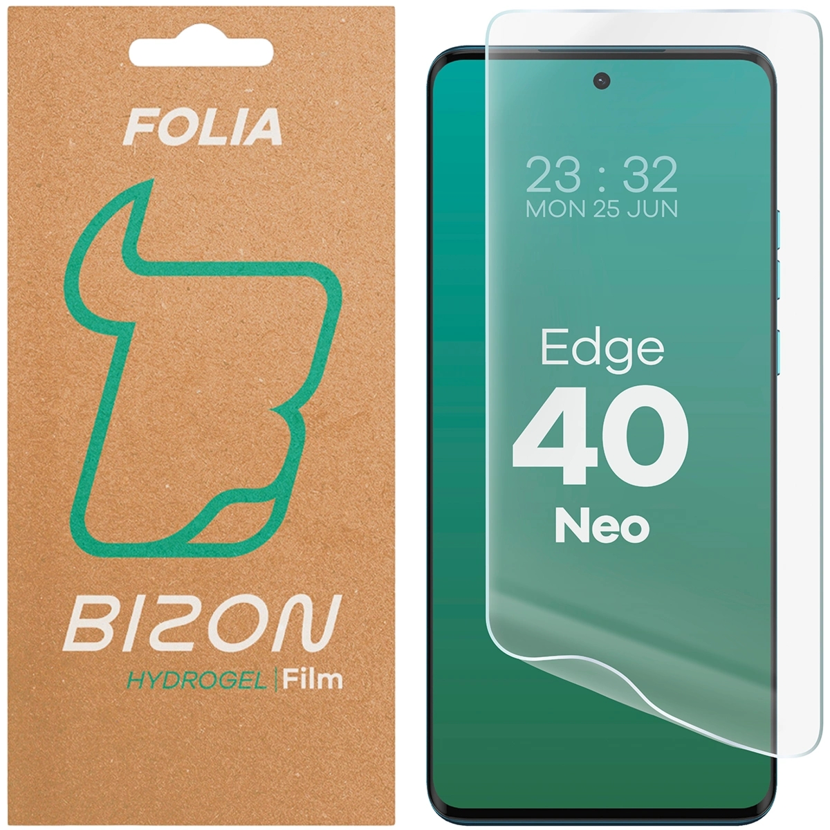 Folia hydrożelowa na ekran Bizon Film Hydrogel Front do Motorola Edge 40 Neo, 1 sztuka