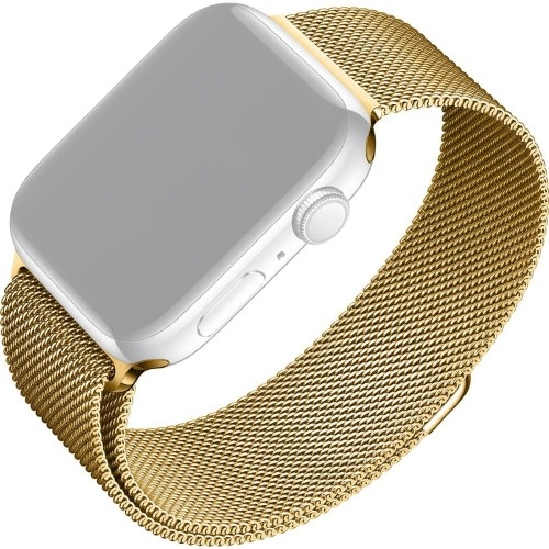 Image of OUTLET: Mediolański pasek Fixed Mesh Strap do Apple Watch 49/46/45/44 mm, złoty