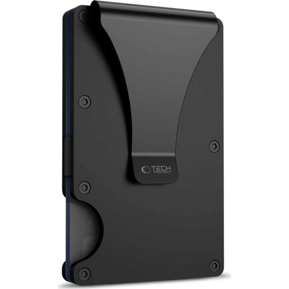 Portfel na karty z ochroną RFID Tech-Protect Thorn, czarny