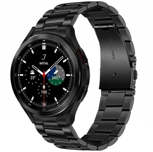 Image of Stalowa bransoletka Tech-Protect Stainless do Galaxy Watch 7/6/5 Pro/5/4/FE, czarna