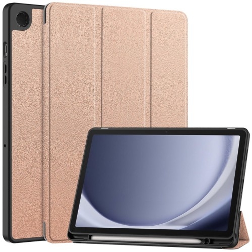 Image of Etui Bizon Case Tab Lizard do Samsung Galaxy Tab A9 Plus, różowozłote