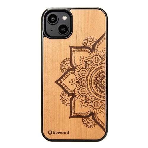 Image of Drewniane etui Bewood do iPhone 15 Plus, Mandala Jabłoń