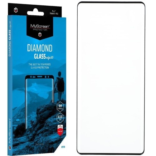 Image of Szkło hartowane MyScreen Diamond Glass Edge 3D do Motorola Edge 30 Ultra, czarna ramka