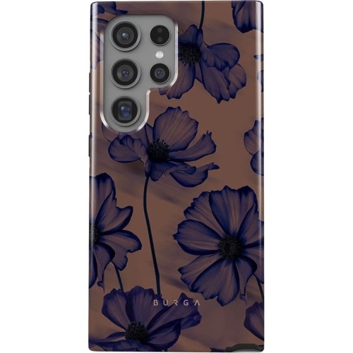 Image of Etui Burga Velvet Night Tough do Galaxy S24 Ultra, brązowo-granatowe