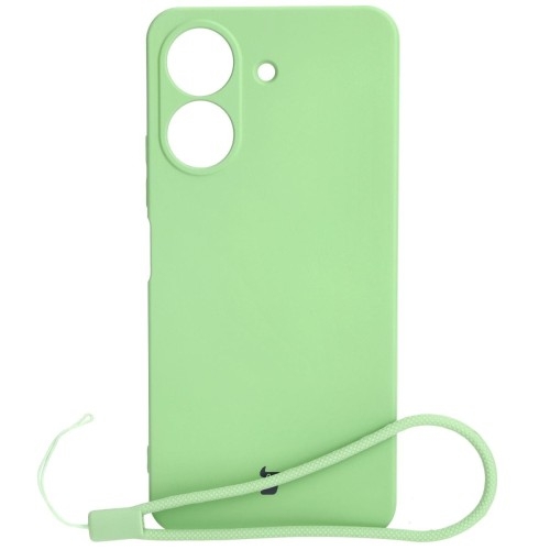 Image of Etui Bizon Case Silicone do Redmi 13C / Poco C65, jasnozielone