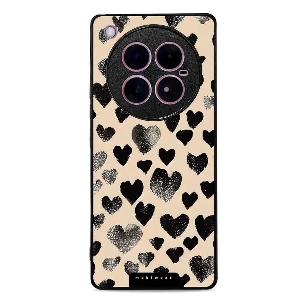 Etui ochronne do Infinix Zero 40 5G, Mobiwear Glossy Case, beżowa miłość