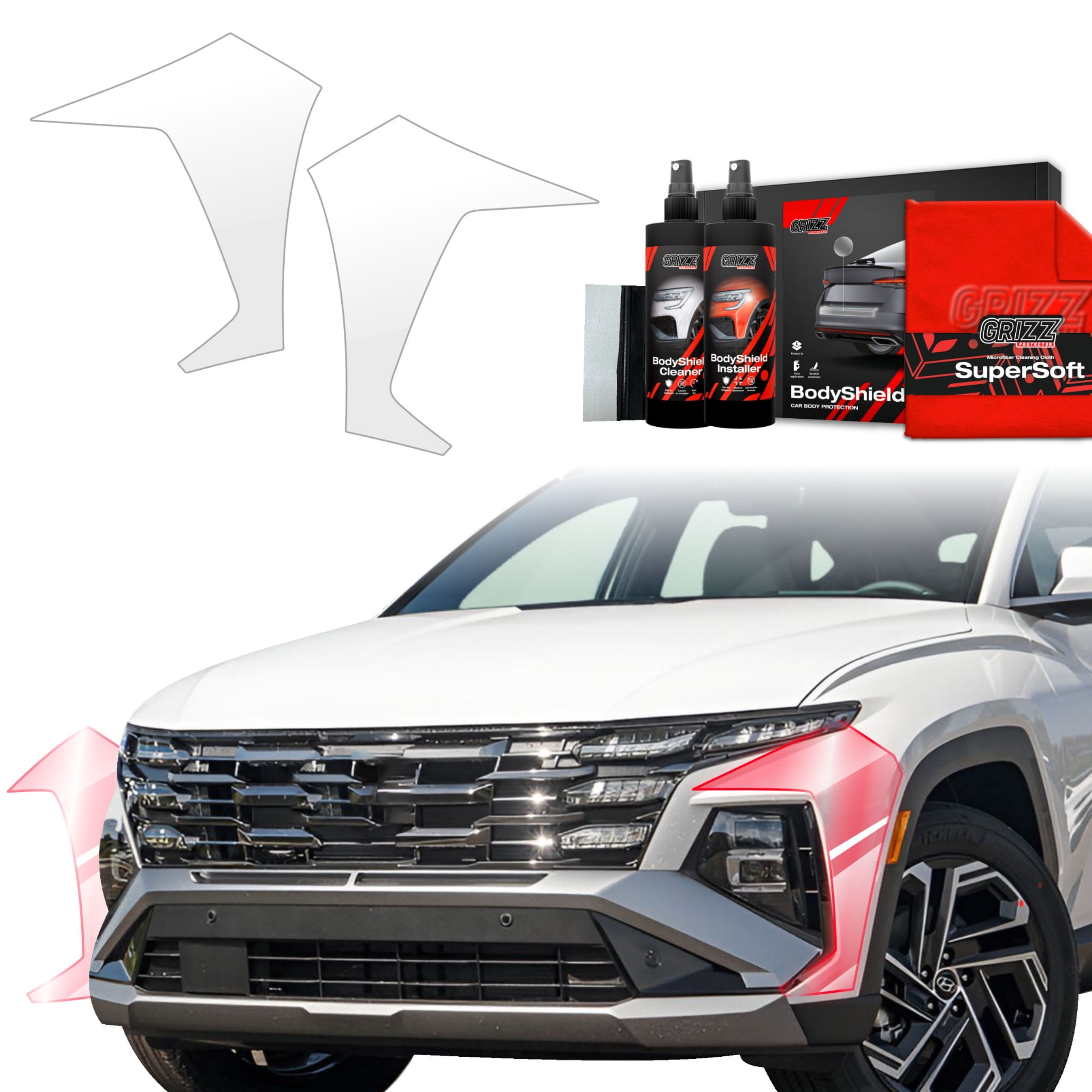 2w1 Folia ochronna Grizz Protector na zderzak do Hyundai Tucson Facelift (2024-2026)