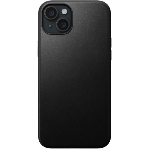 Image of Skórzane etui Nomad Modern Leather MagSafe do iPhone 15 Plus, czarne