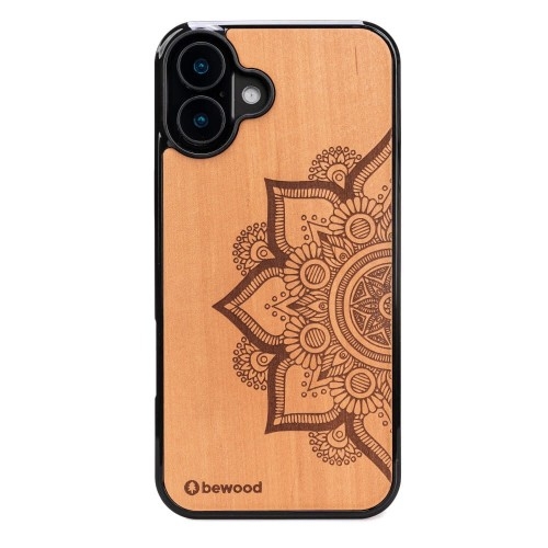 Image of Drewniane etui do iPhone 16 Plus, Bewood Mandala Jabłoń