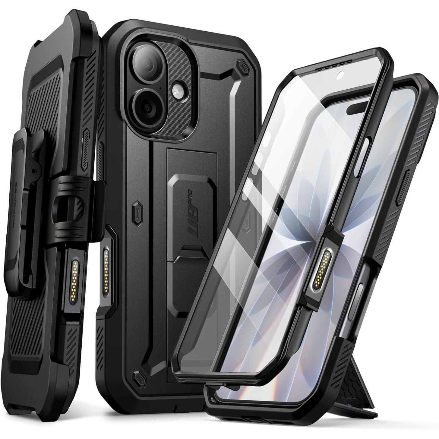 Etui pancerne Supcase UB Pro SP (CC) do iPhone 17, czarne