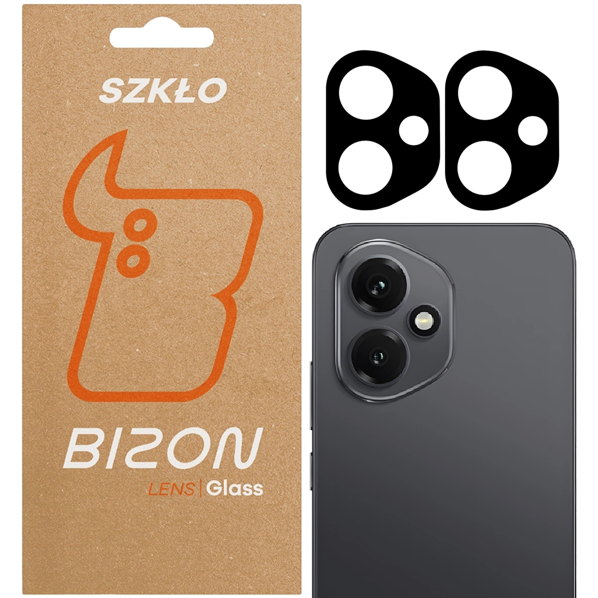 Szkło na aparat Bizon Glass Lens do Honor 400, 2 sztuki