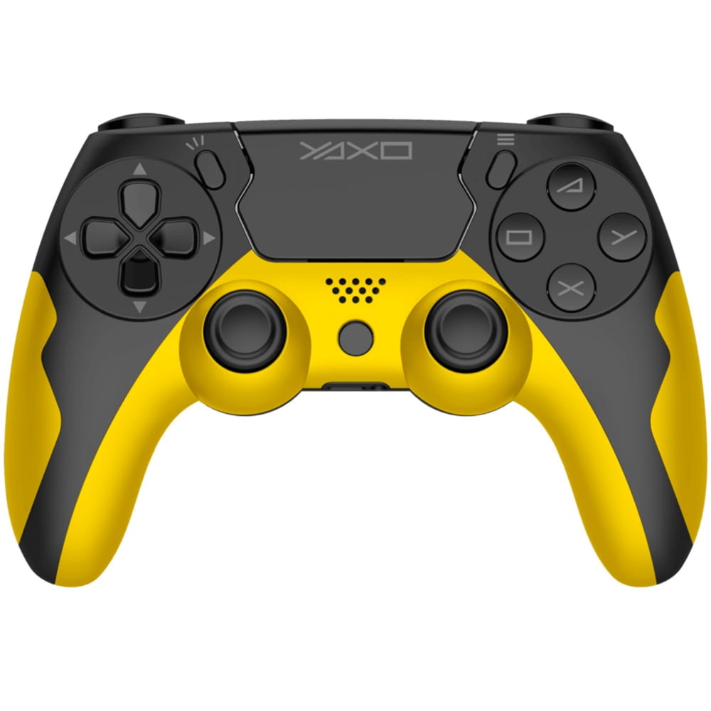 Kontroler bezprzewodowy YAXO Hornet Fury do PS4 PS3, PC, Bluetooth, żółty