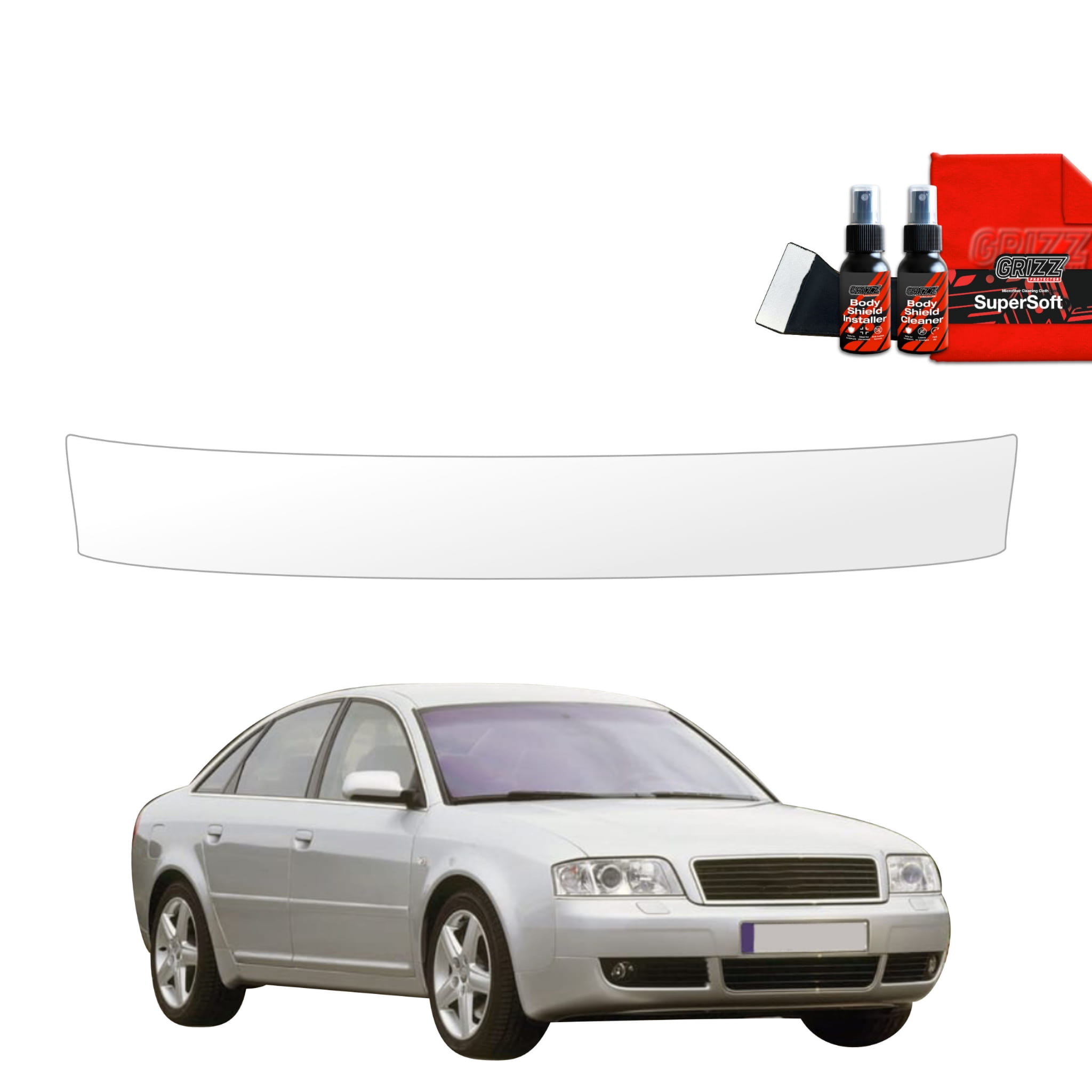 Folia ochronna na próg bagażnika Grizz Protector do Audi A6 C5 Sedan (1997-2004)