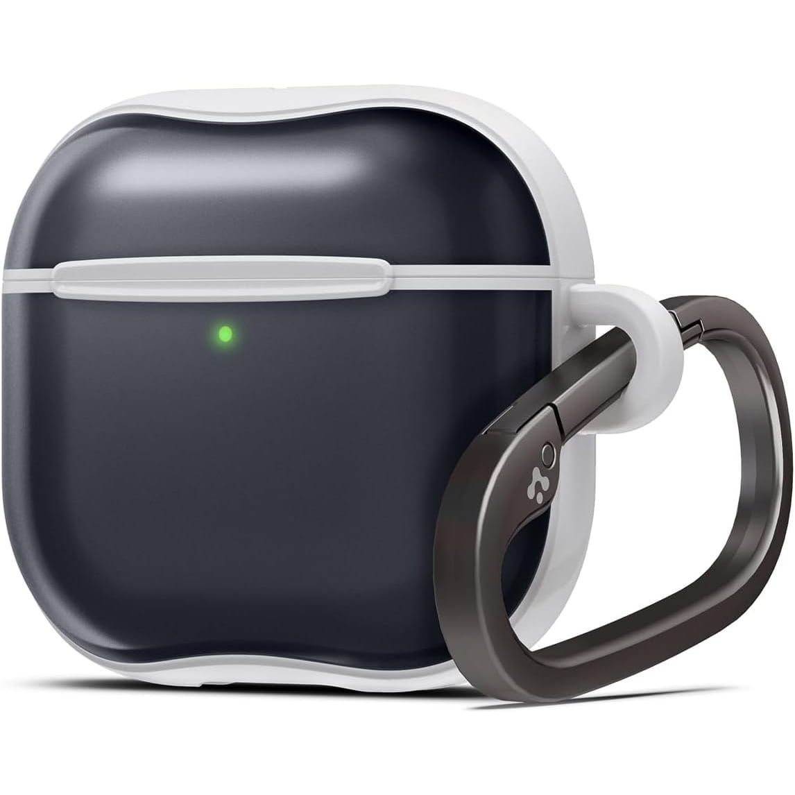 Image of Etui Spigen Classic C1 do Apple AirPods 4, biało-szare