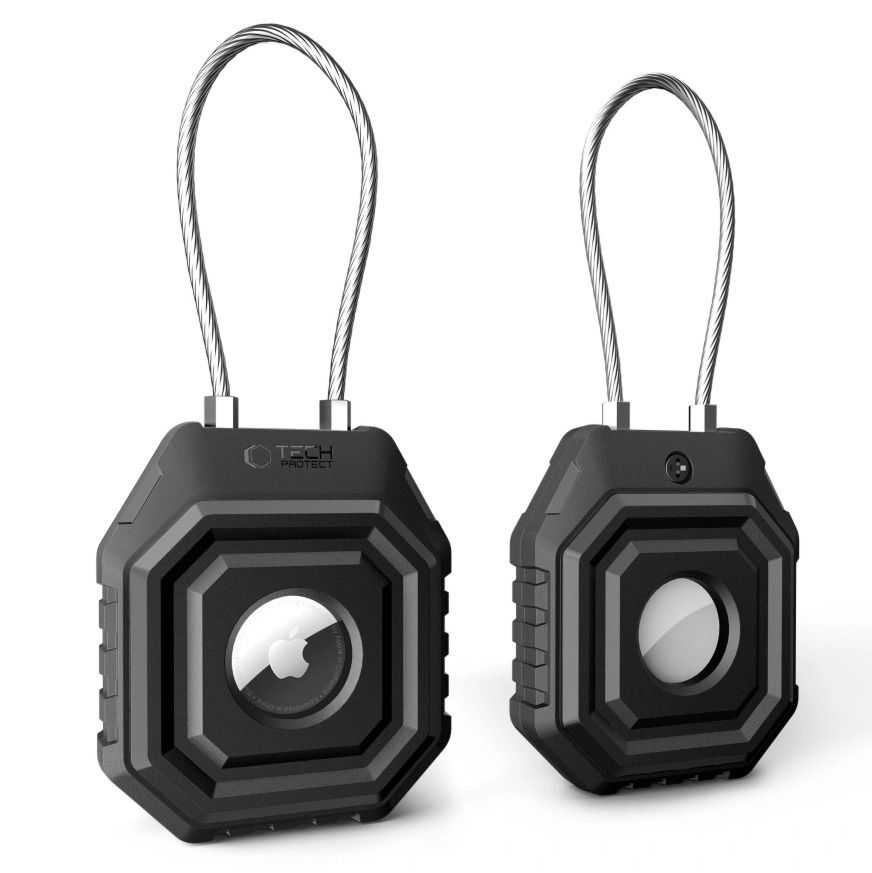 OUTLET: Etui / karabińczyk Tech-Protect Kevlar Seal do Apple AirTag 1 / 2, czarne
