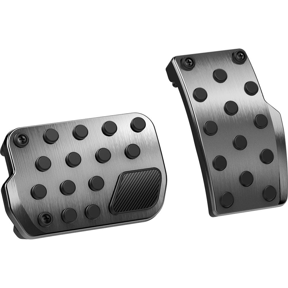 Image of OUTLET: Antypoślizgowe nakładki na pedały (wklęsłe), Spigen Tesla Non-Slip Performance Foot Pedals do Tesla Model 3/Y, srebrne