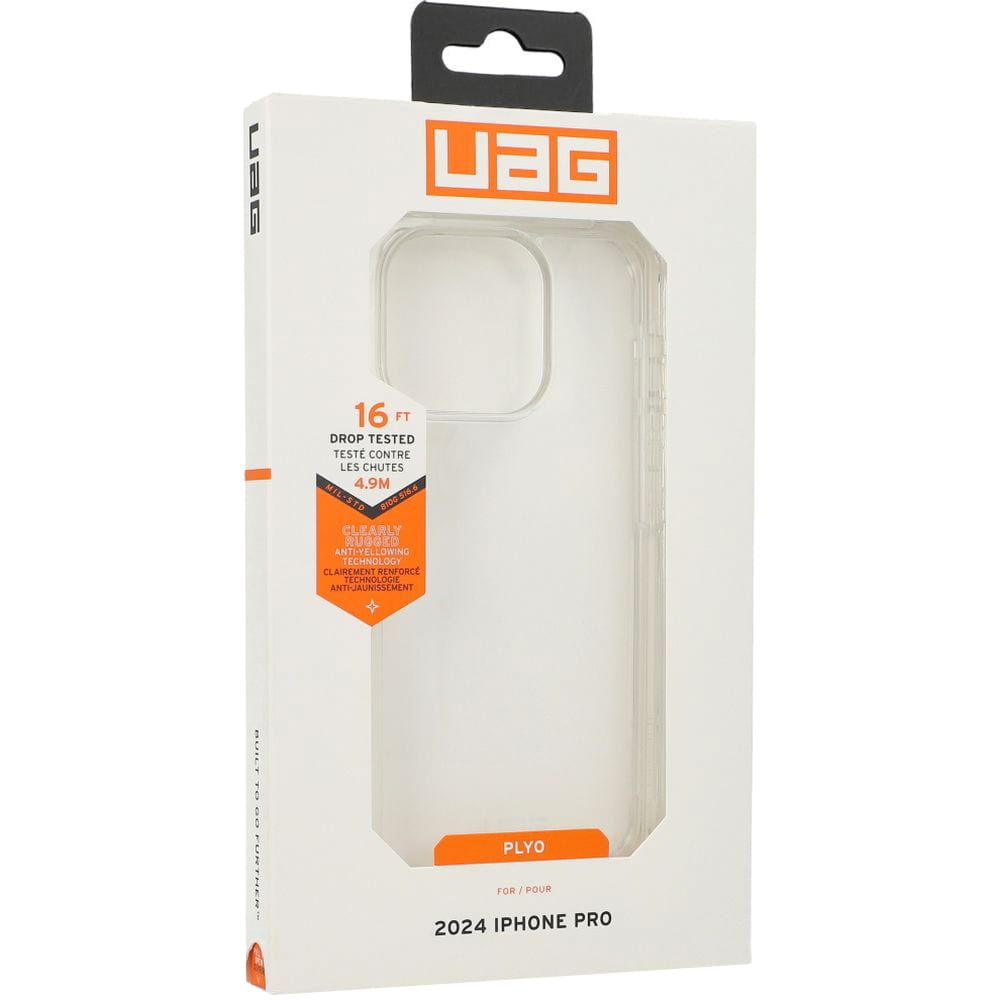 OUTLET: Etui pancerne Urban Armor Gear Plyo do iPhone 16 Pro, przezroczyste