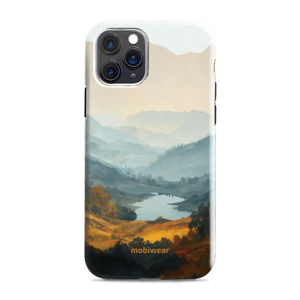 Etui ochronne do iPhone 11 Pro Max, Mobiwear Elite Pro, jezioro w dolinie