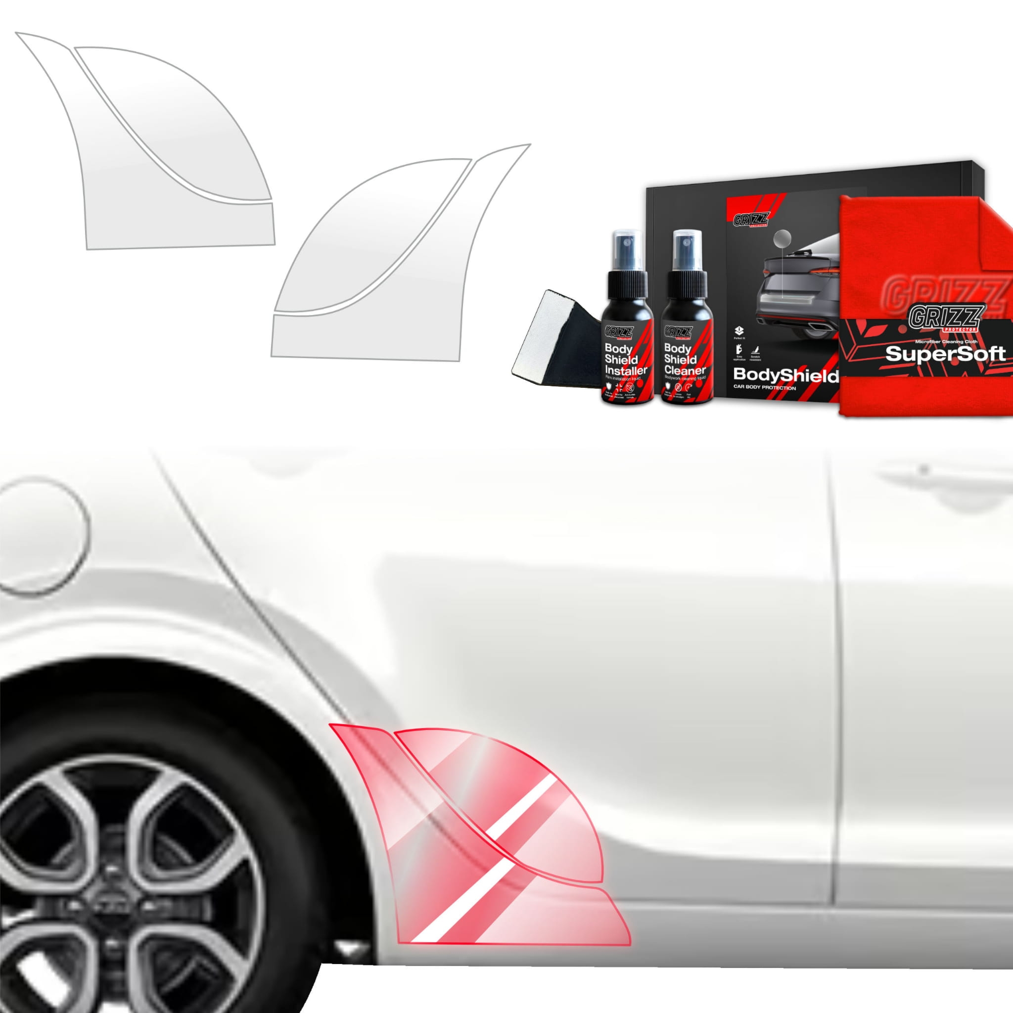 4w1 Folia ochronna Grizz Protector na nadkola do Kia Picanto (2023-2026)
