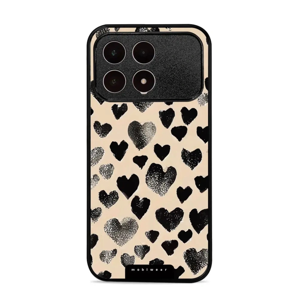Etui ochronne do Xiaomi POCO F8 Pro, Mobiwear Glossy Case, beżowa miłość