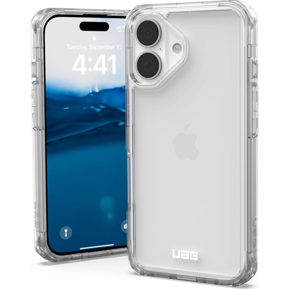 Etui pancerne Urban Armor Gear Plyo do iPhone 16, przezroczyste
