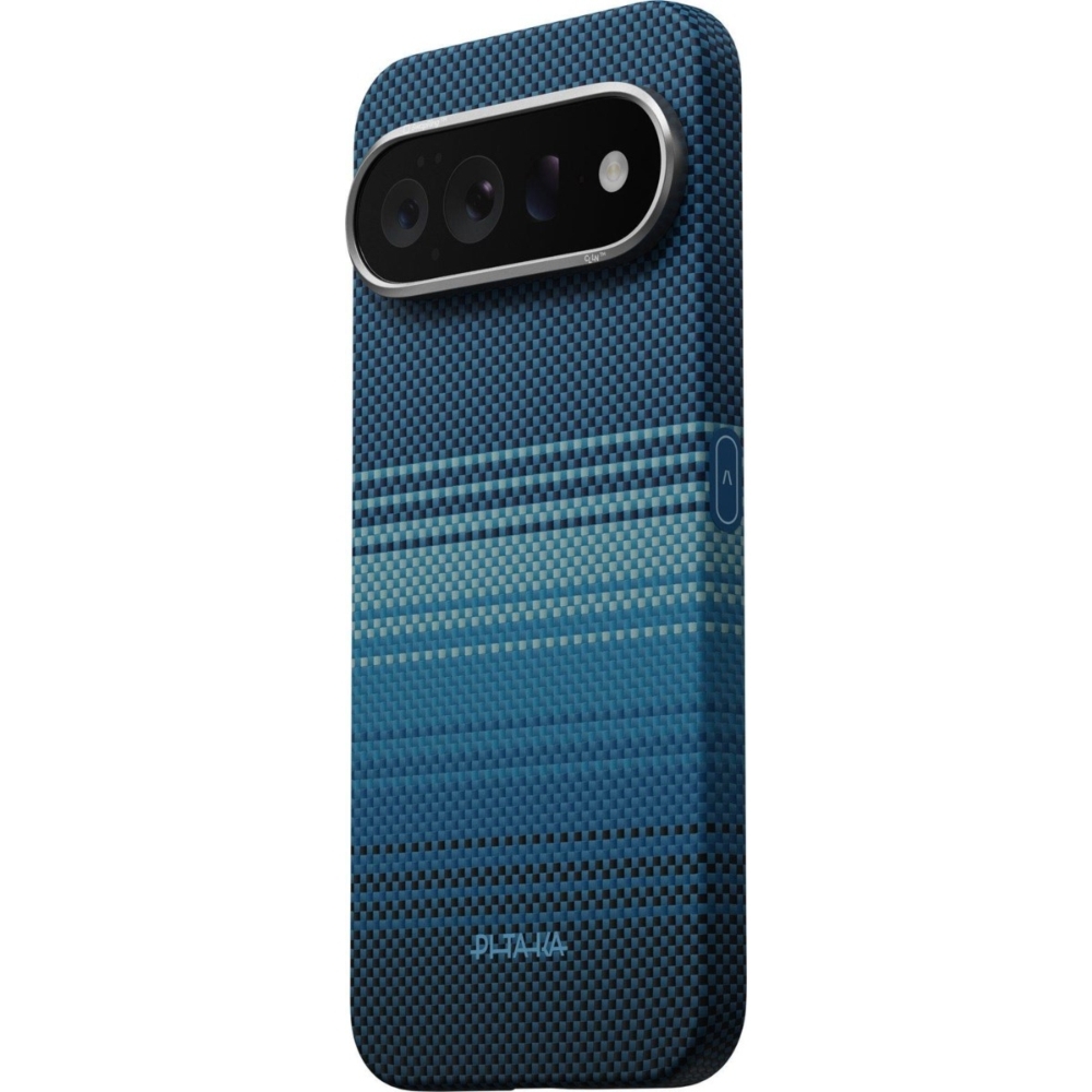 Etui aramidowe Pitaka Ultra-Slim Case do MagSafe, do Google Pixel 11 Pro, niebieskie z kevlarem