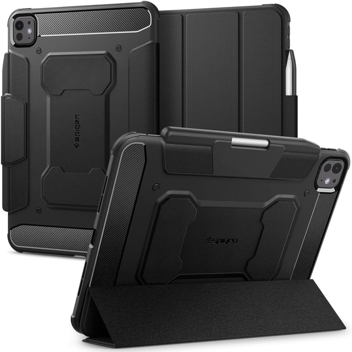 OUTLET: Etui Spigen Rugged Armor Pro do iPad Pro 11″ 2025 / 2024, czarne