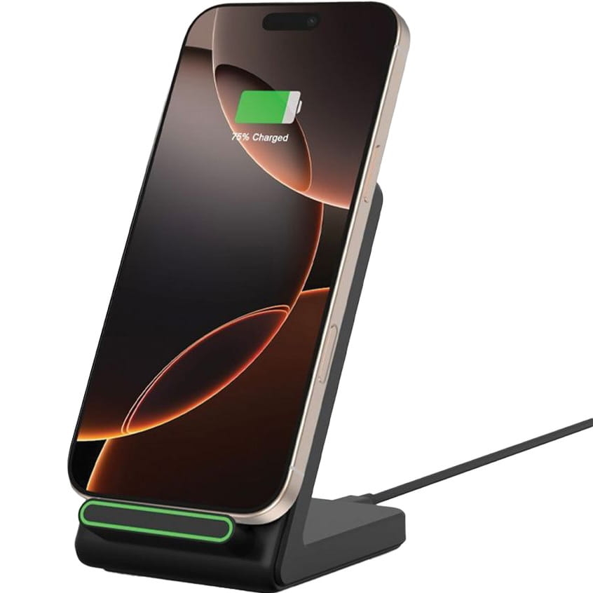 Image of Ładowarka indukcyjna Tech-Protect Qi15W A40 Wireless Charger, Qi, czarna