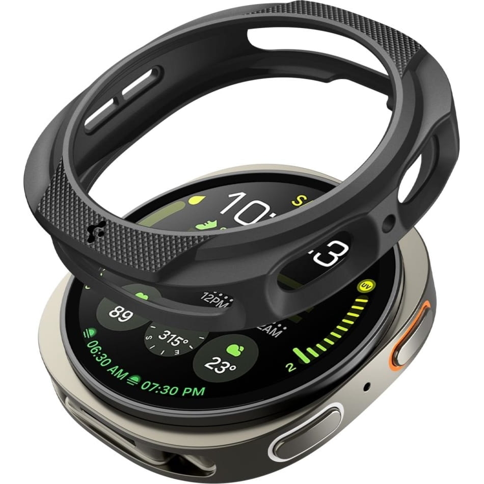 Etui Spigen Liquid Air do Galaxy Watch 8 44 mm, czarne