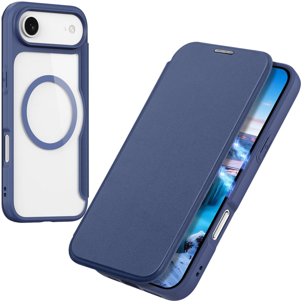 Etui Dux Ducis Skin X Pro Magnetic do iPhone Air do MagSafe, niebiesko-przezroczyste