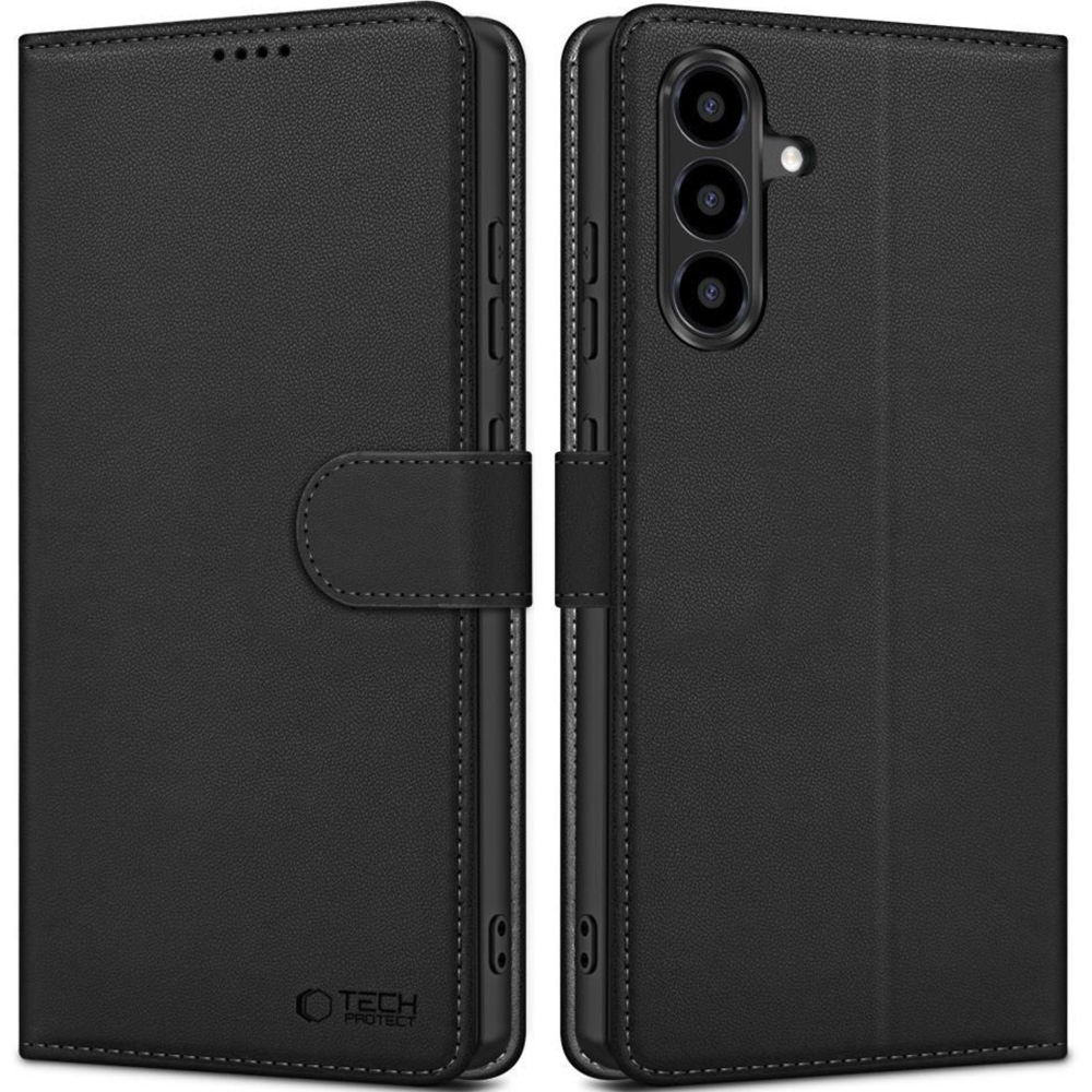 Etui z klapką Tech-Protect Wallet do Galaxy A27 5G, czarne