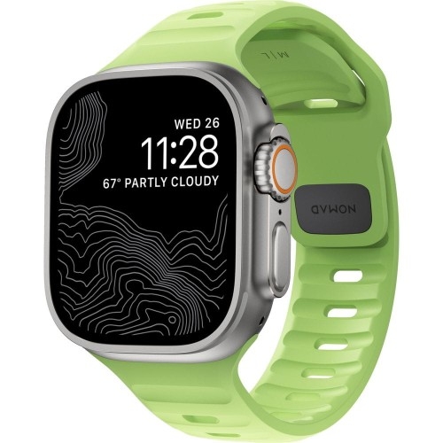 Image of Pasek Nomad Sport Strap do Apple Watch 49/46/45/44mm, zielony fluorescencyjny