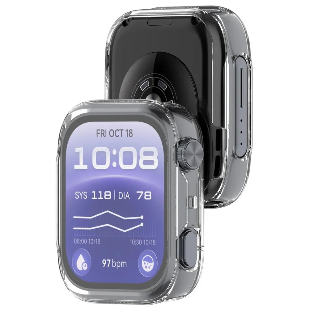 Etui z osłoną ekranu Bizon Case Watch Felipe do Huawei Watch D3, przeźroczyste