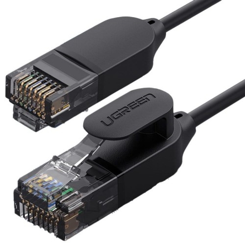 Image of Kabel sieciowy Ethernet Ugreen RJ45 Cat 6 UTP, 1000Mbps, 5m, czarny