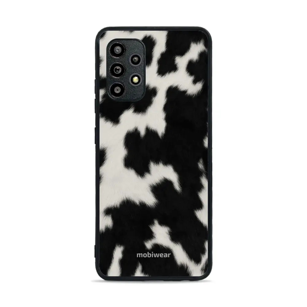 Etui ochronne do Galaxy A32 4G, Mobiwear Glossy Case, krowie futerko