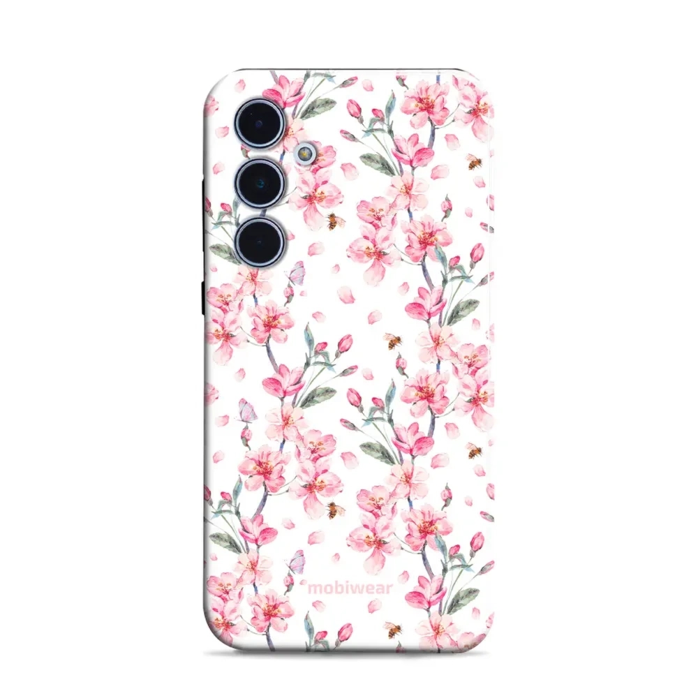 Etui ochronne do Galaxy A35 5G, Mobiwear Elite Pro, japoński bukiet