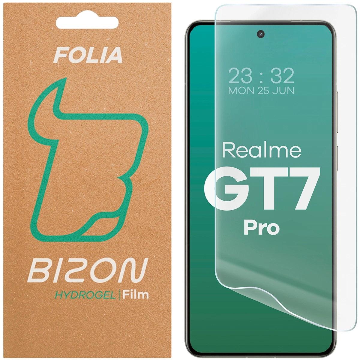 Folia hydrożelowa na ekran Bizon Film Hydrogel Front do Realme GT 7 Pro, 1 sztuka
