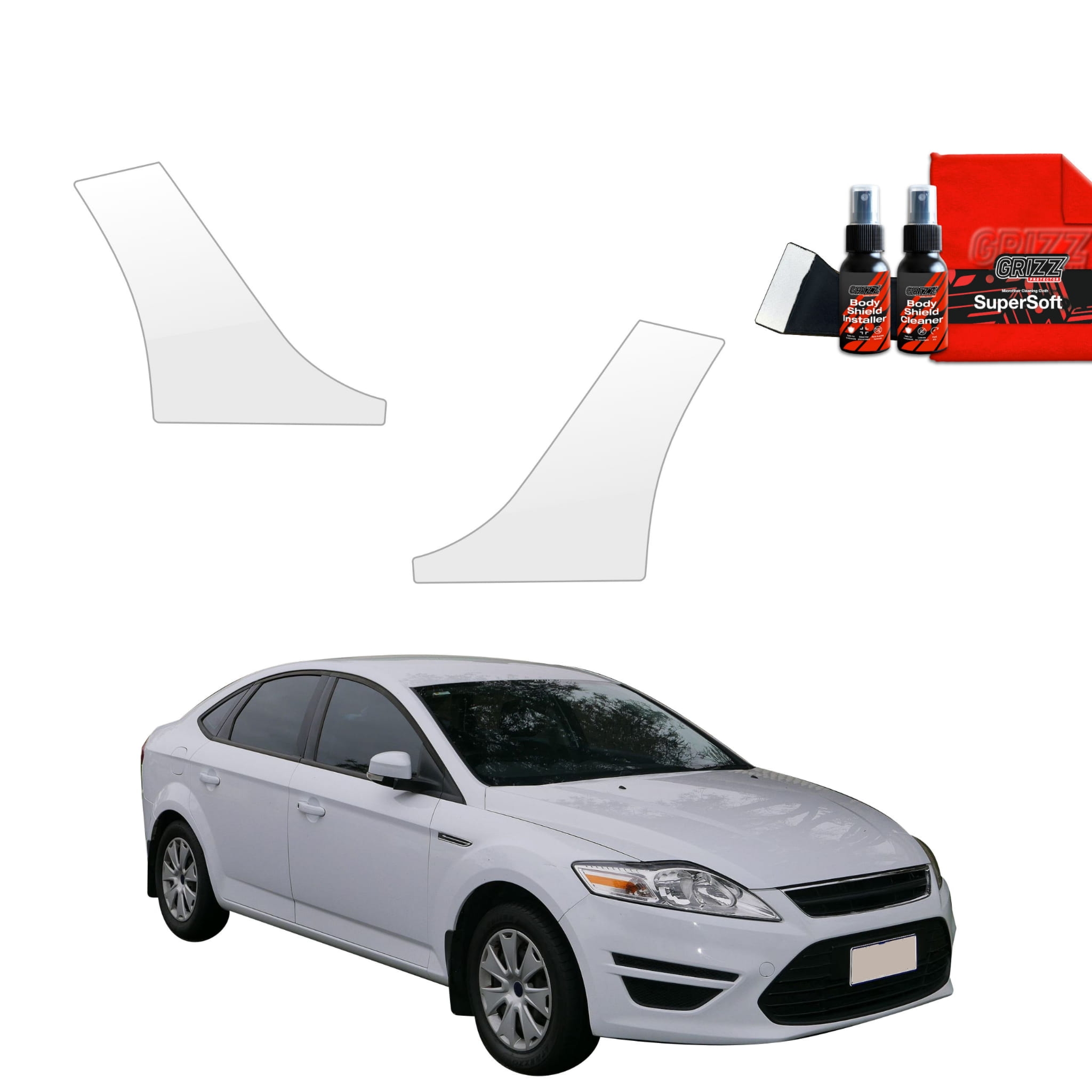 2w1 Folia ochronna na nadkola Grizz Protector do Ford Mondeo Mk4 (2010-2014)