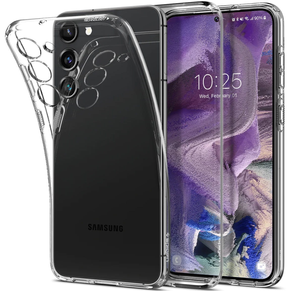 OUTLET: Etui Spigen Liquid Crystal do Galaxy S23, przezroczyste