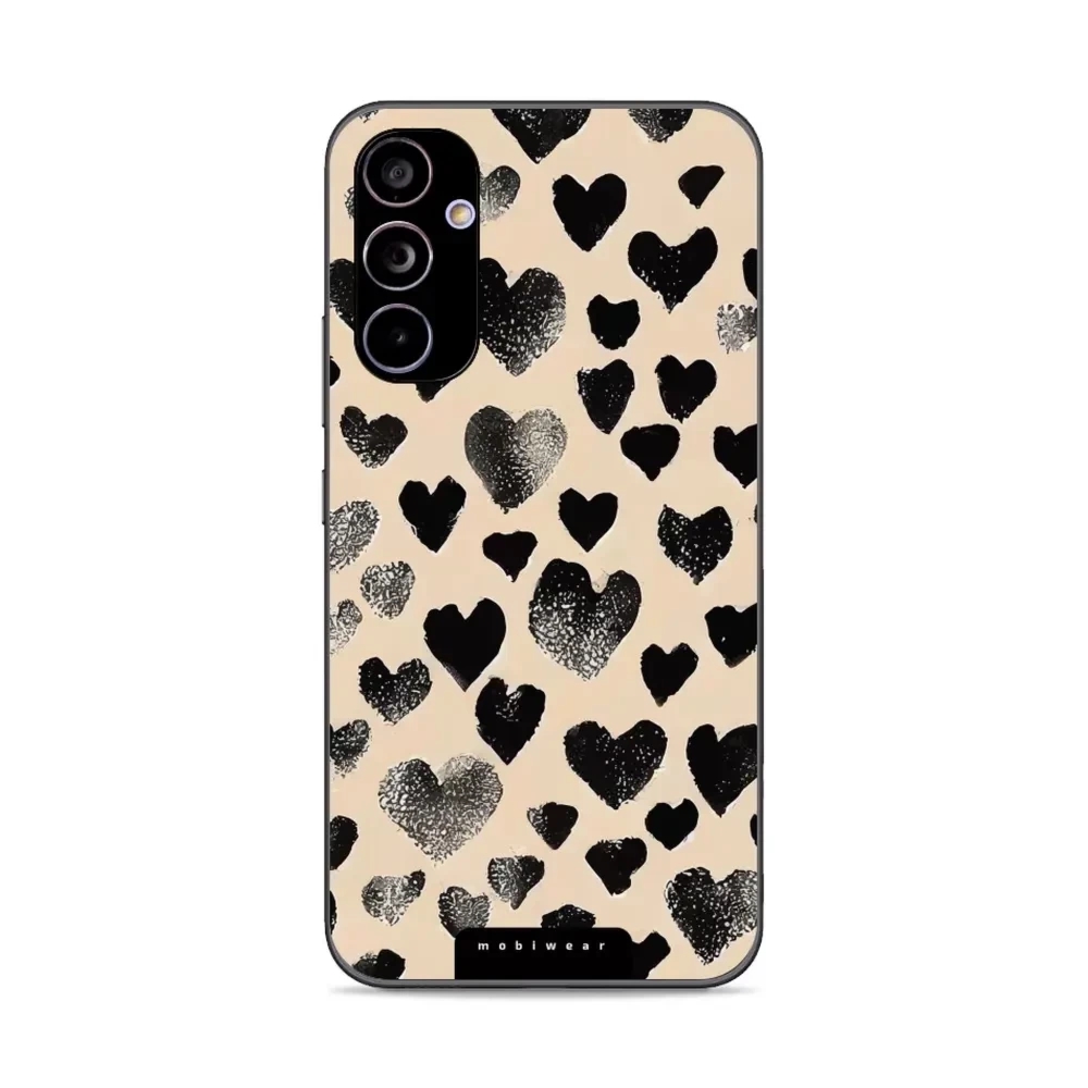 Etui ochronne do Galaxy A34 5G, Mobiwear Glossy Case, beżowa miłość