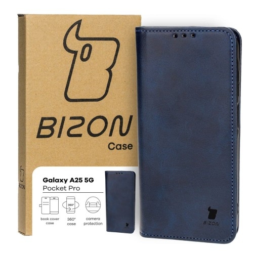 Image of Etui Bizon Case Pocket Pro do Galaxy A25 5G, granatowe