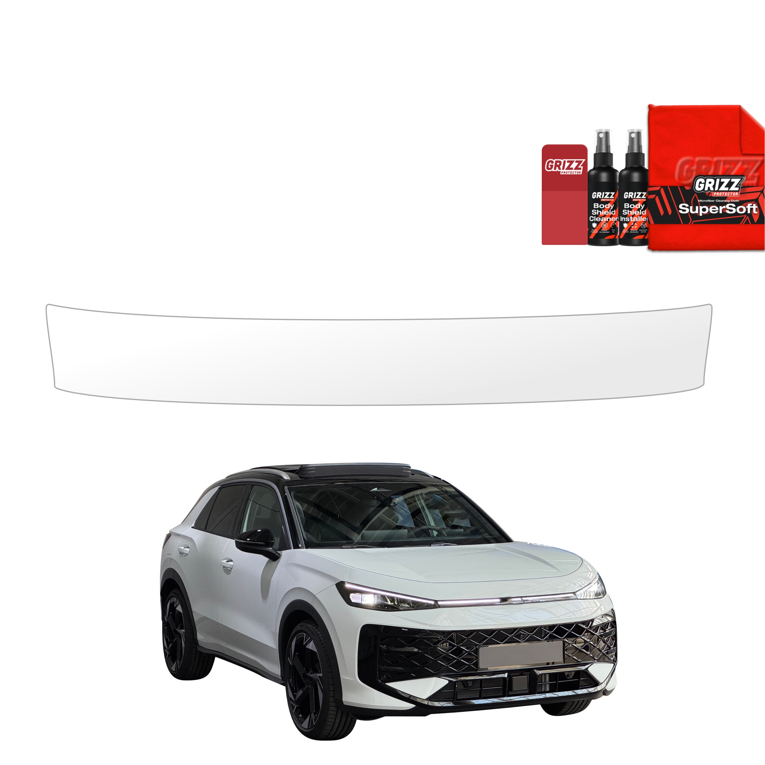 Folia ochronna na próg bagażnika Grizz Protector do Volkswagen T-Roc (2025-2026)